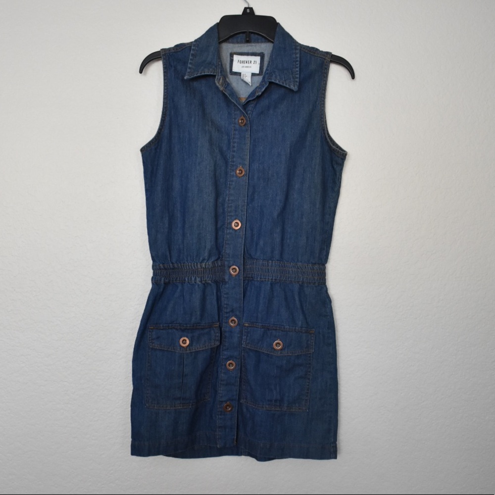🌸3x$25🌸 F21| denim mini dress